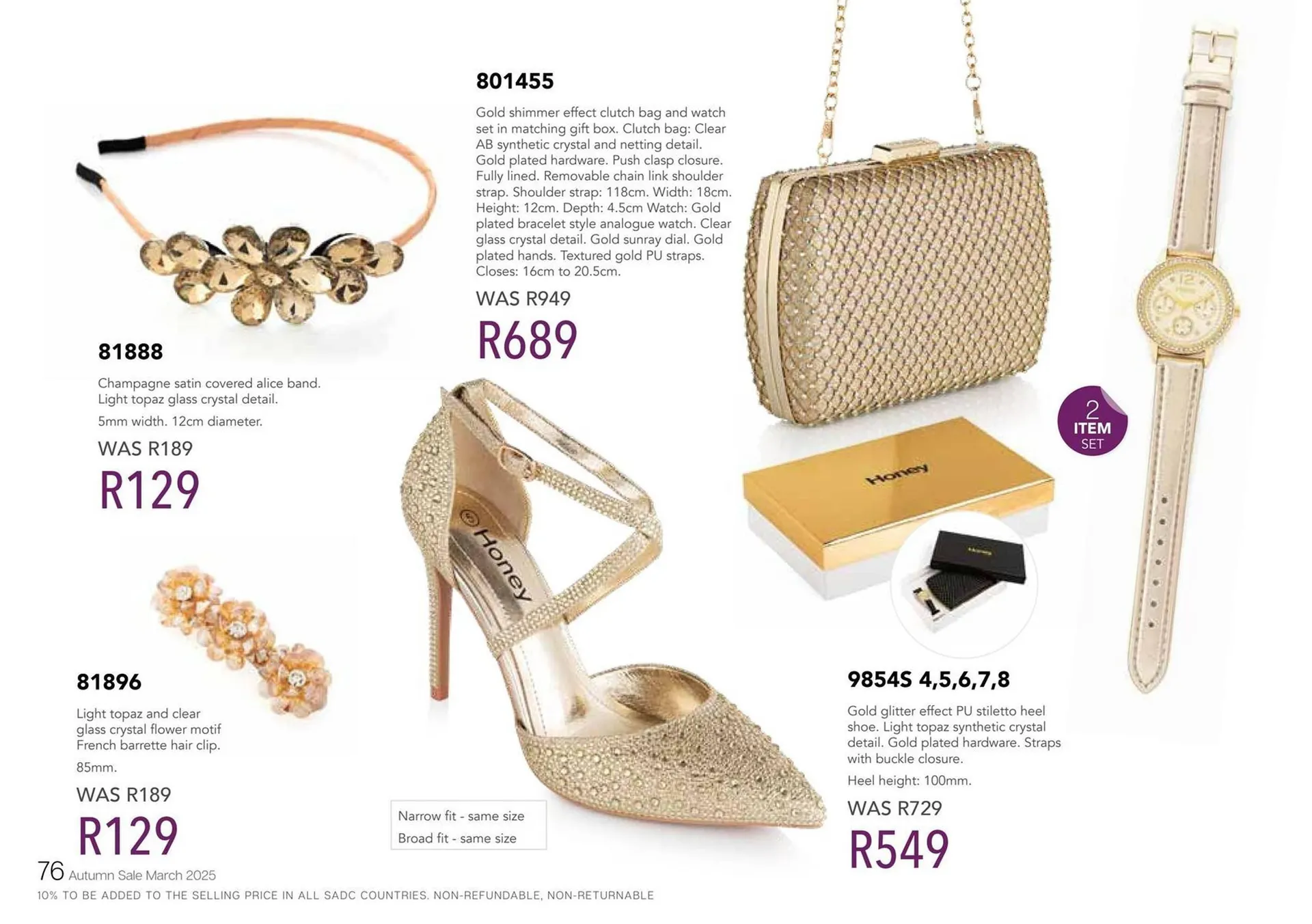 Honey Fashion Accessories catalogue from 6 June to 12 June 2025 - Catalogue Page 78