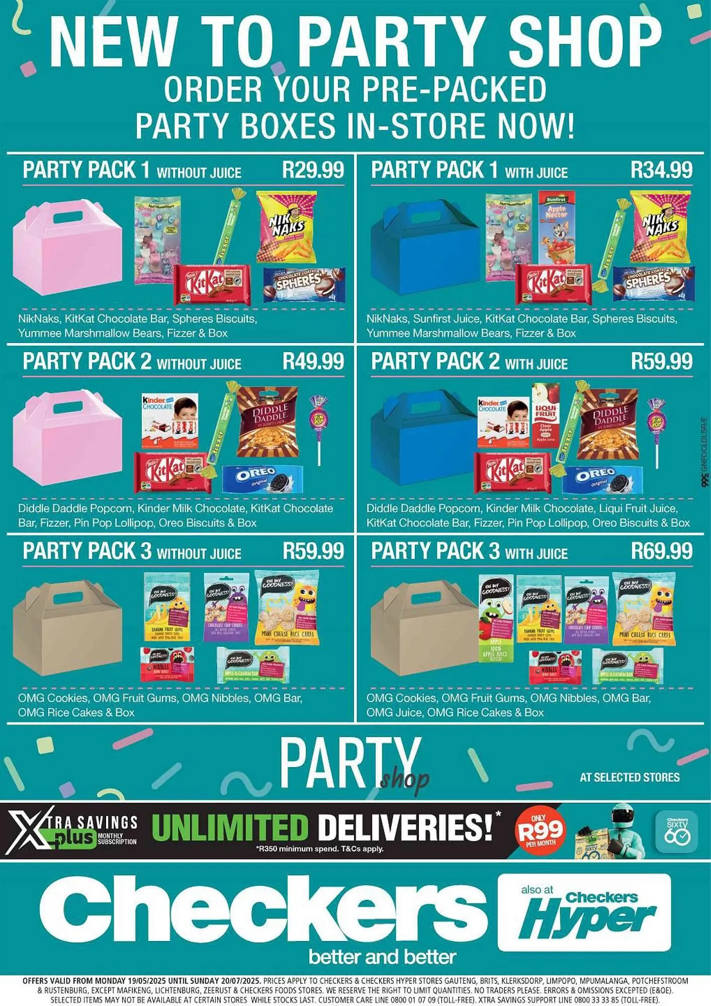 Checkers catalogue from 19 May to 20 July 2025 - Catalogue Page 1