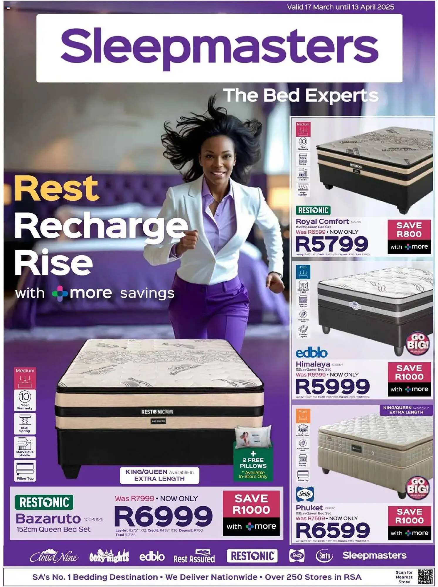 Sleepmasters catalogue from 17 March to 13 April 2025 - Catalogue Page 1