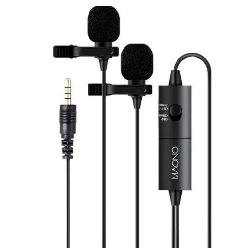 MAONO AU-200 Dual Lavaliver Microphone
