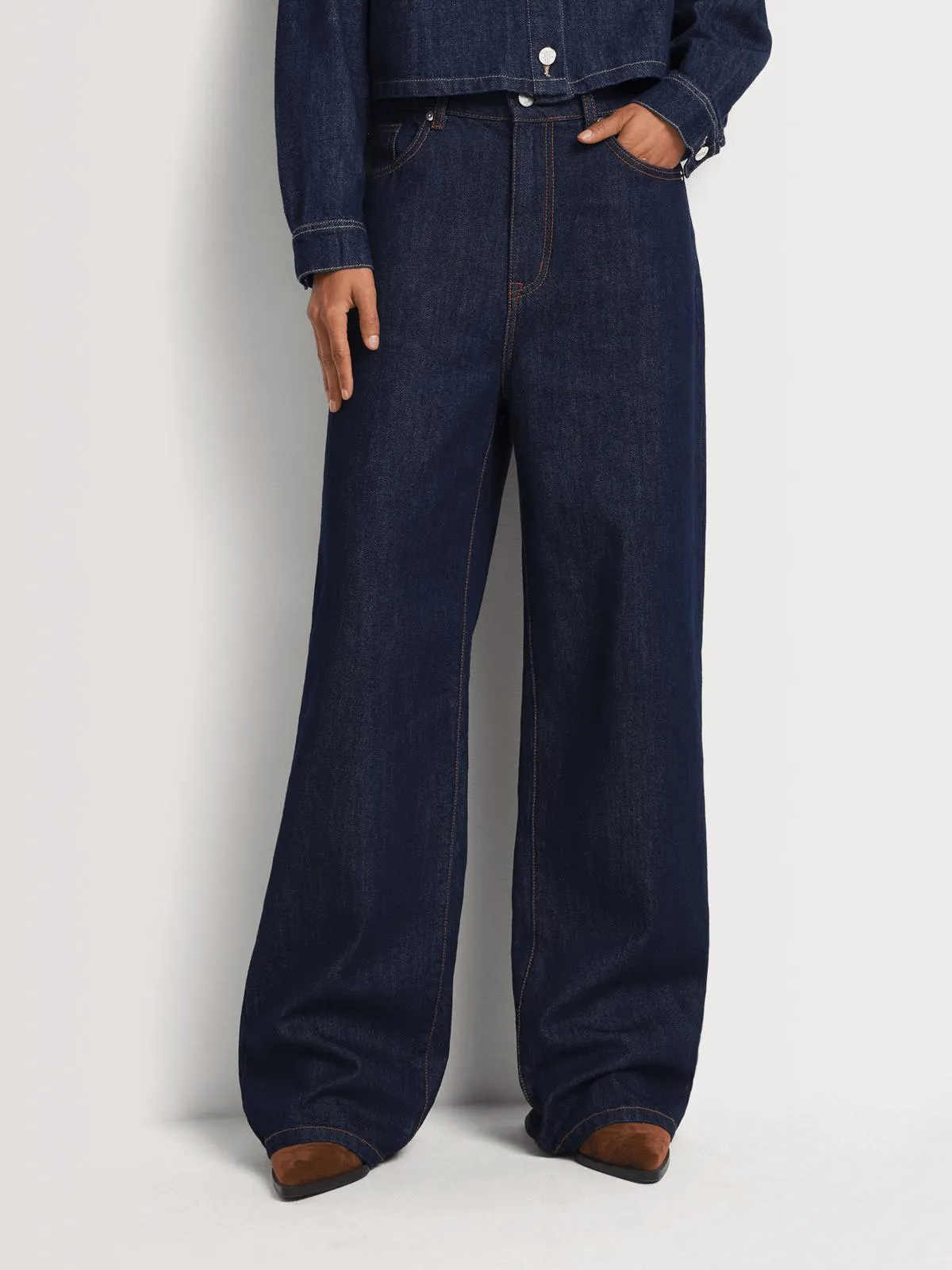 FF Denim Straight Leg Jeans
