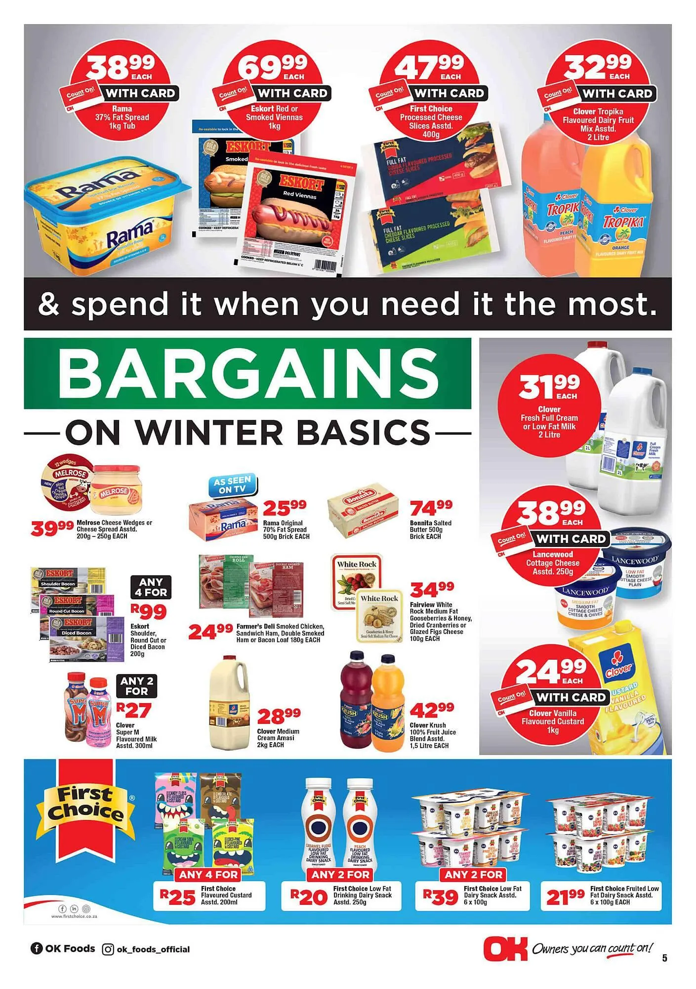 OK Foods catalogue from 23 July to 10 August 2025 - Catalogue Page 5