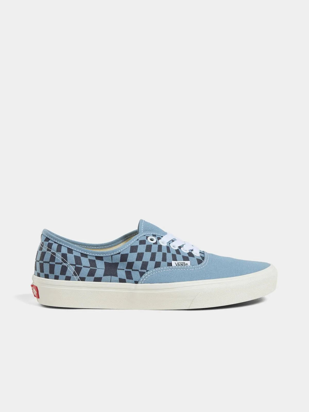 Vans Junior Warp Check Authentic Blue Sneaker