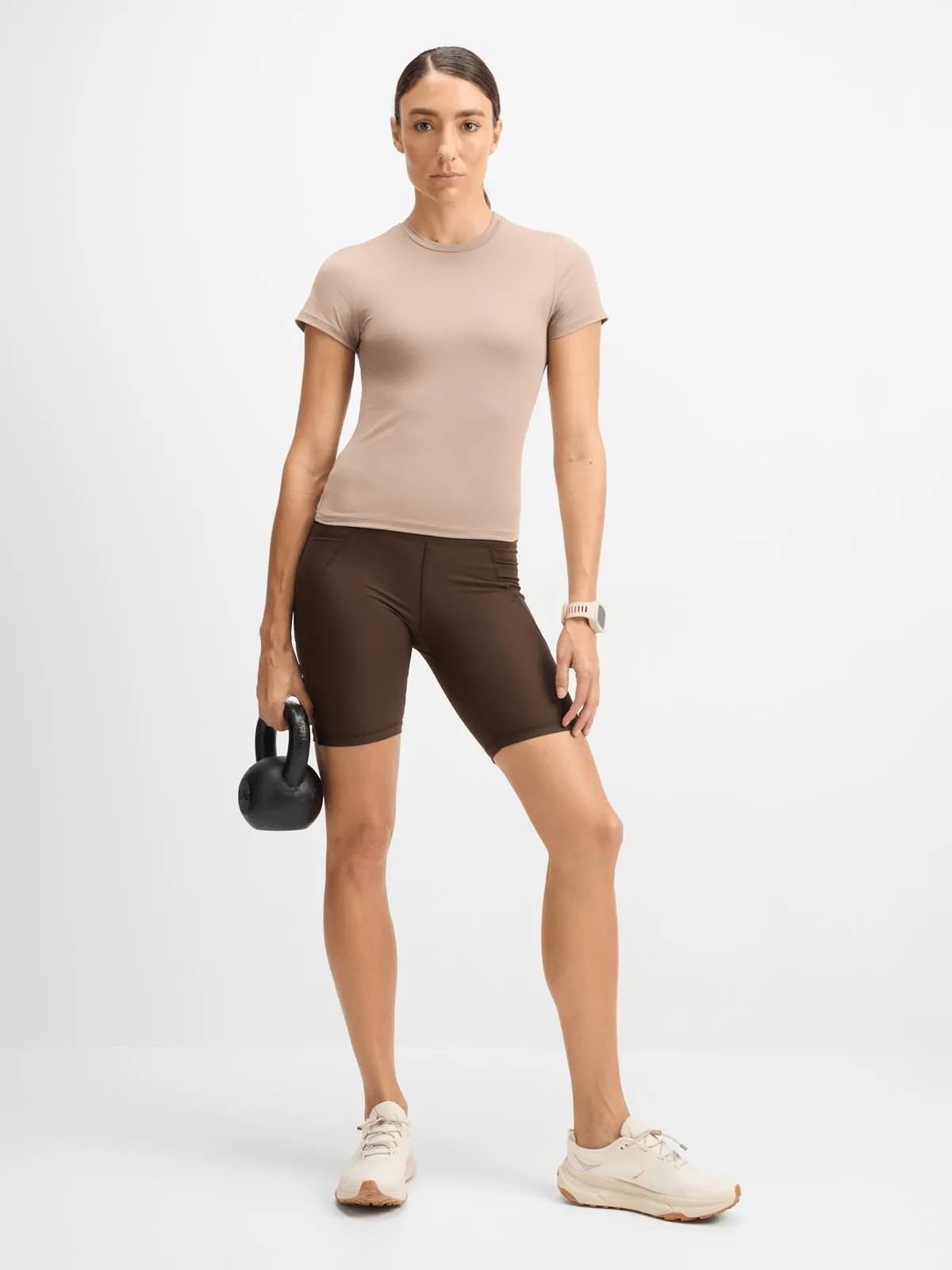 TS Womens Astra Studio Mocha Fitted Tee