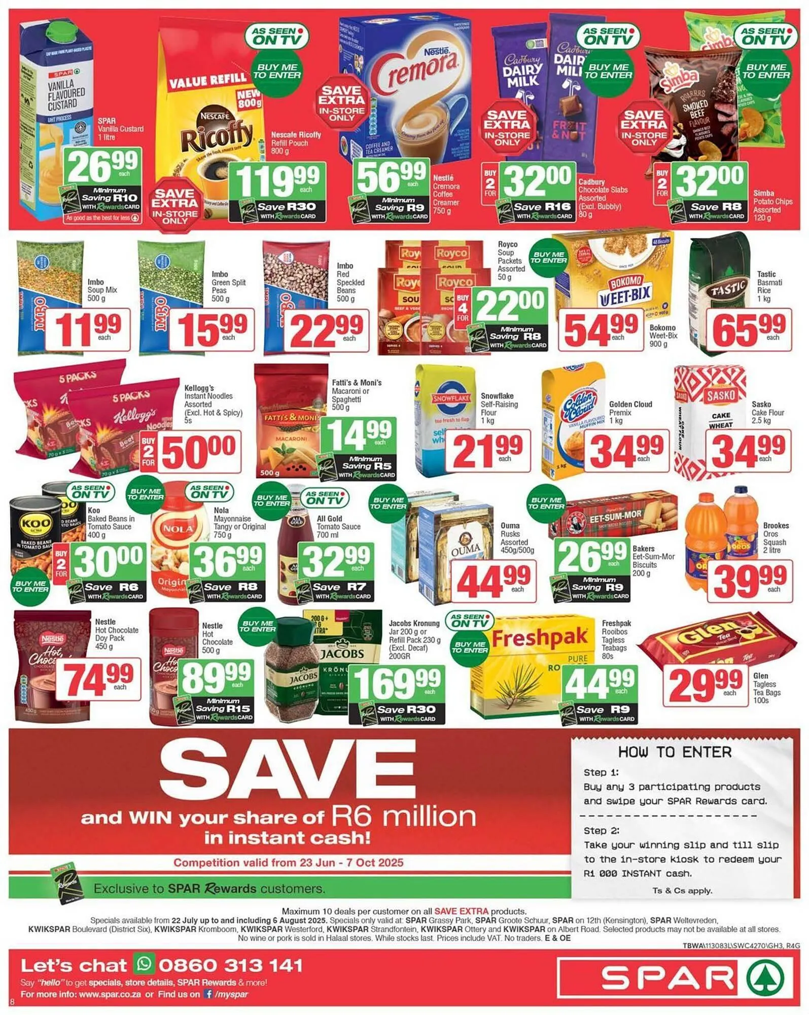 KwikSpar catalogue from 24 July to 6 August 2025 - Catalogue Page 8
