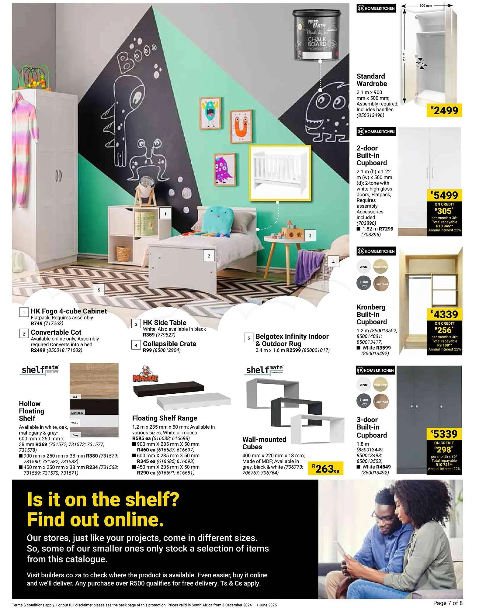 Builders Warehouse catalogue from 3 December to 1 June 2025 - Catalogue Page 7