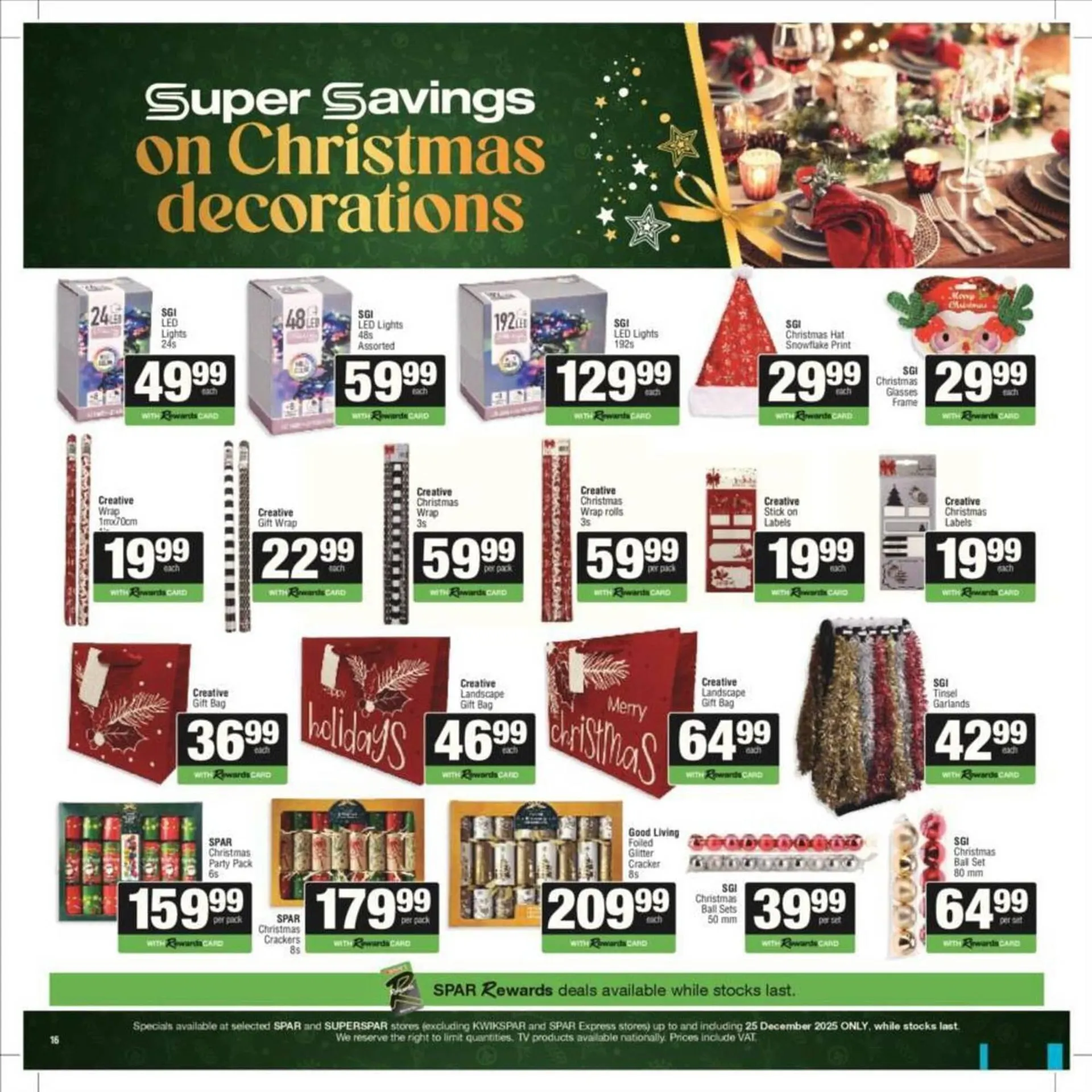 Spar catalogue from 24 November to 25 December 2025 - Catalogue Page 16