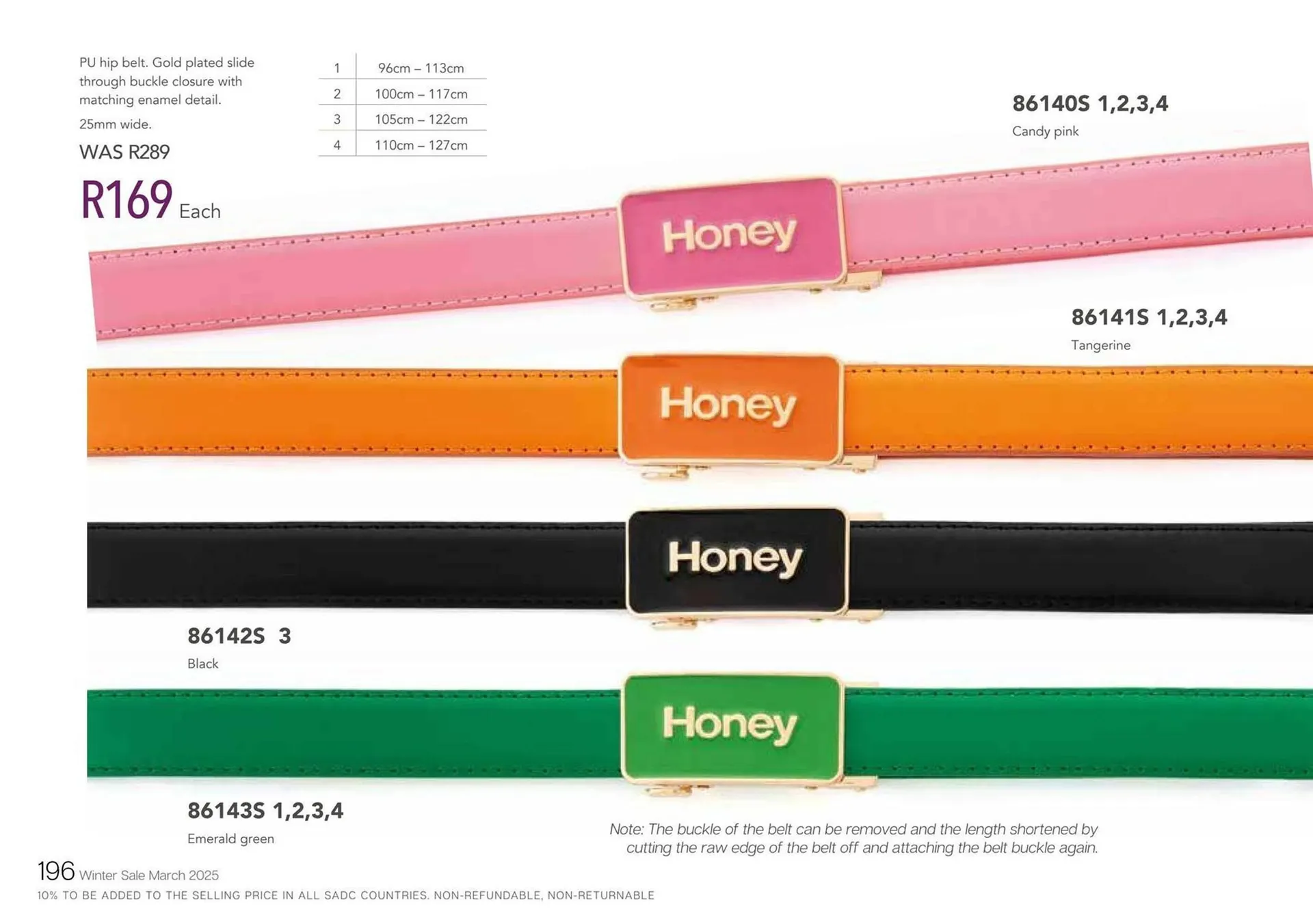 Honey Fashion Accessories catalogue from 21 March to 3 April 2025 - Catalogue Page 198