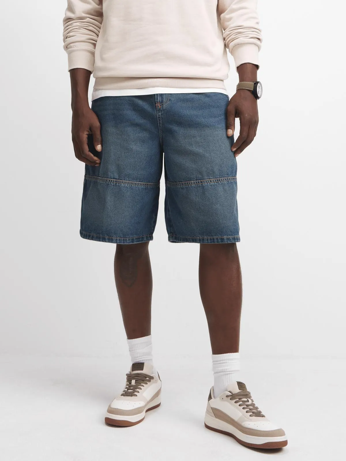 Jet Men's Dark Ink Denim Shorts