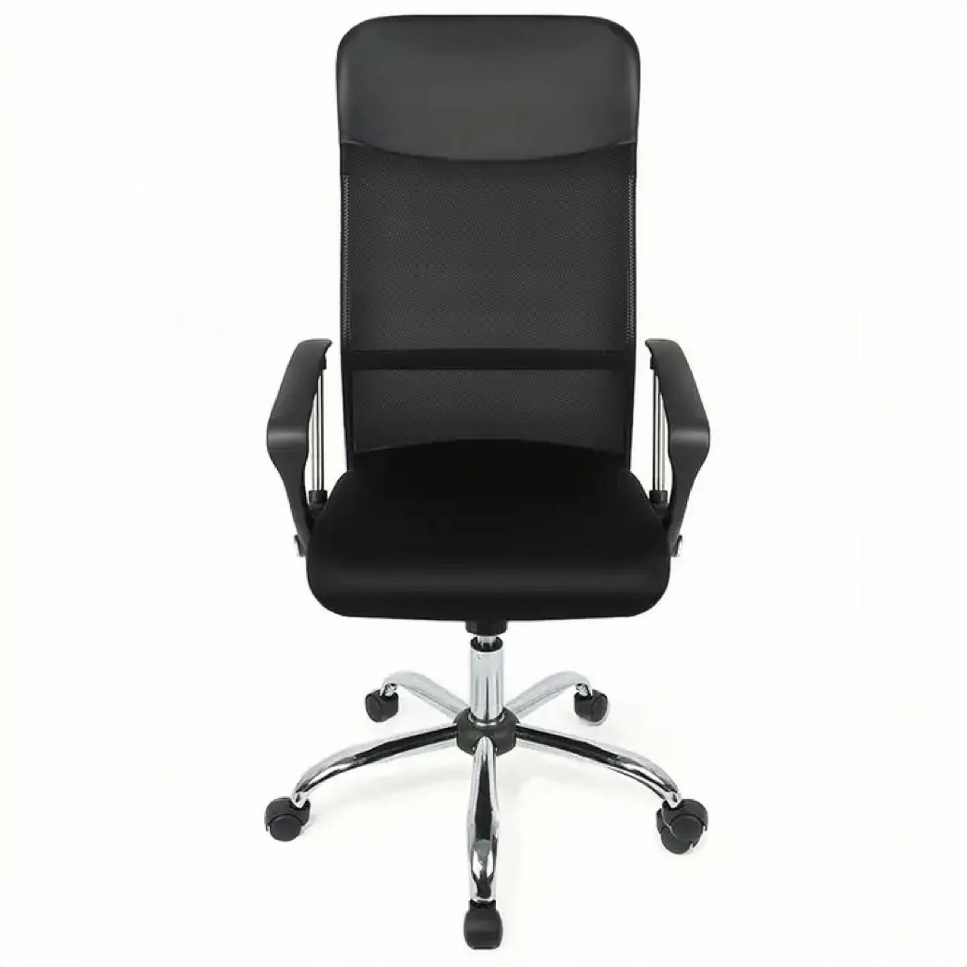 Ergonomic Executive Mesh Swivel High-Back Office Chair - Black