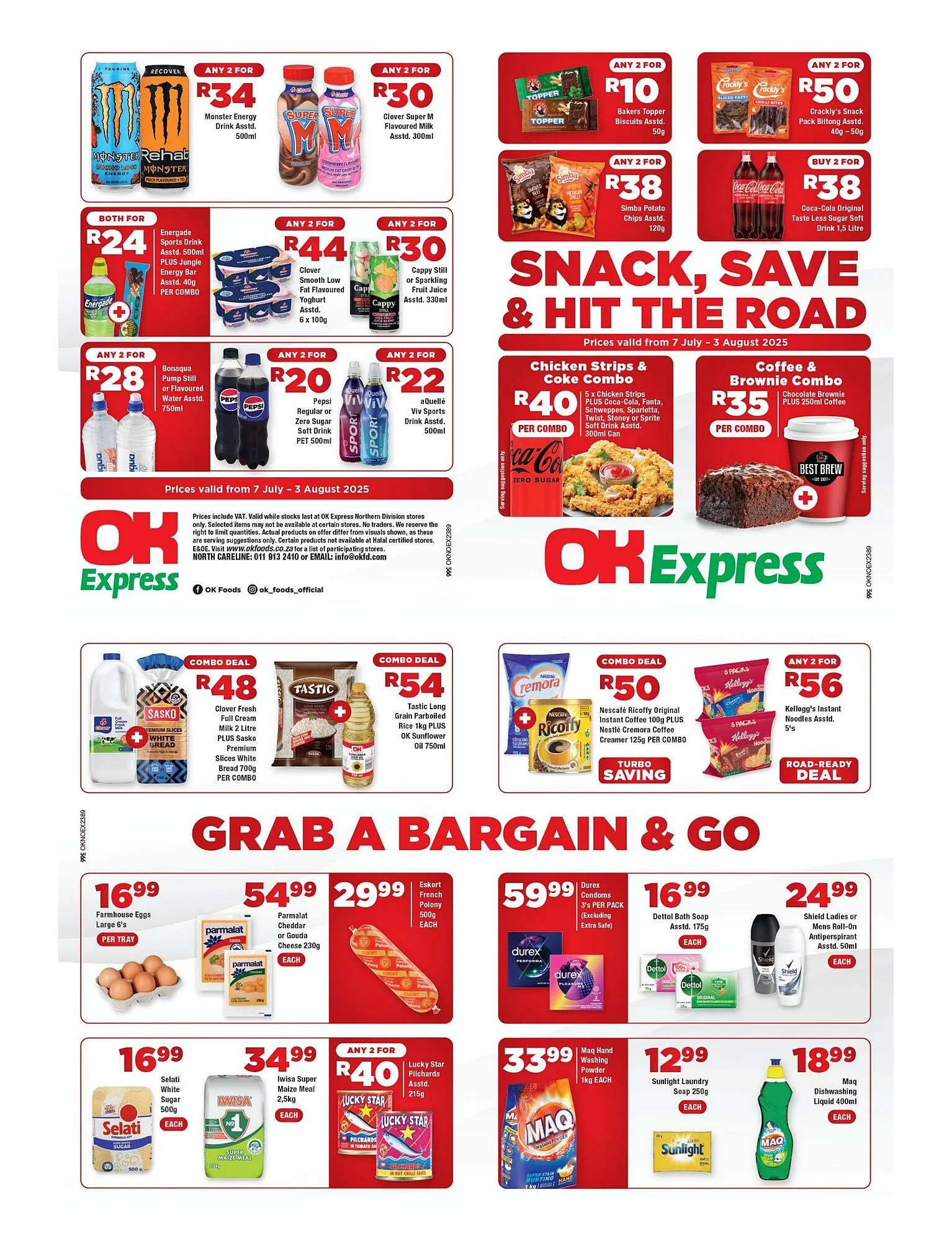 OK Foods catalogue from 7 July to 3 August 2025 - Catalogue Page 1