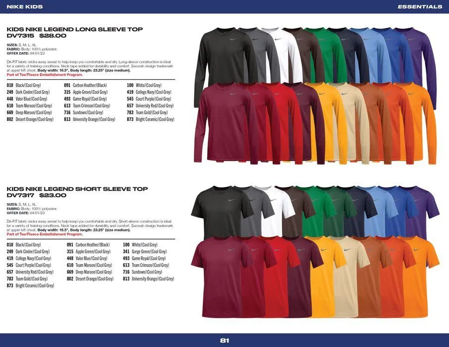 Nike Kids from 14 June to 31 December 2024 - Catalogue Page 81