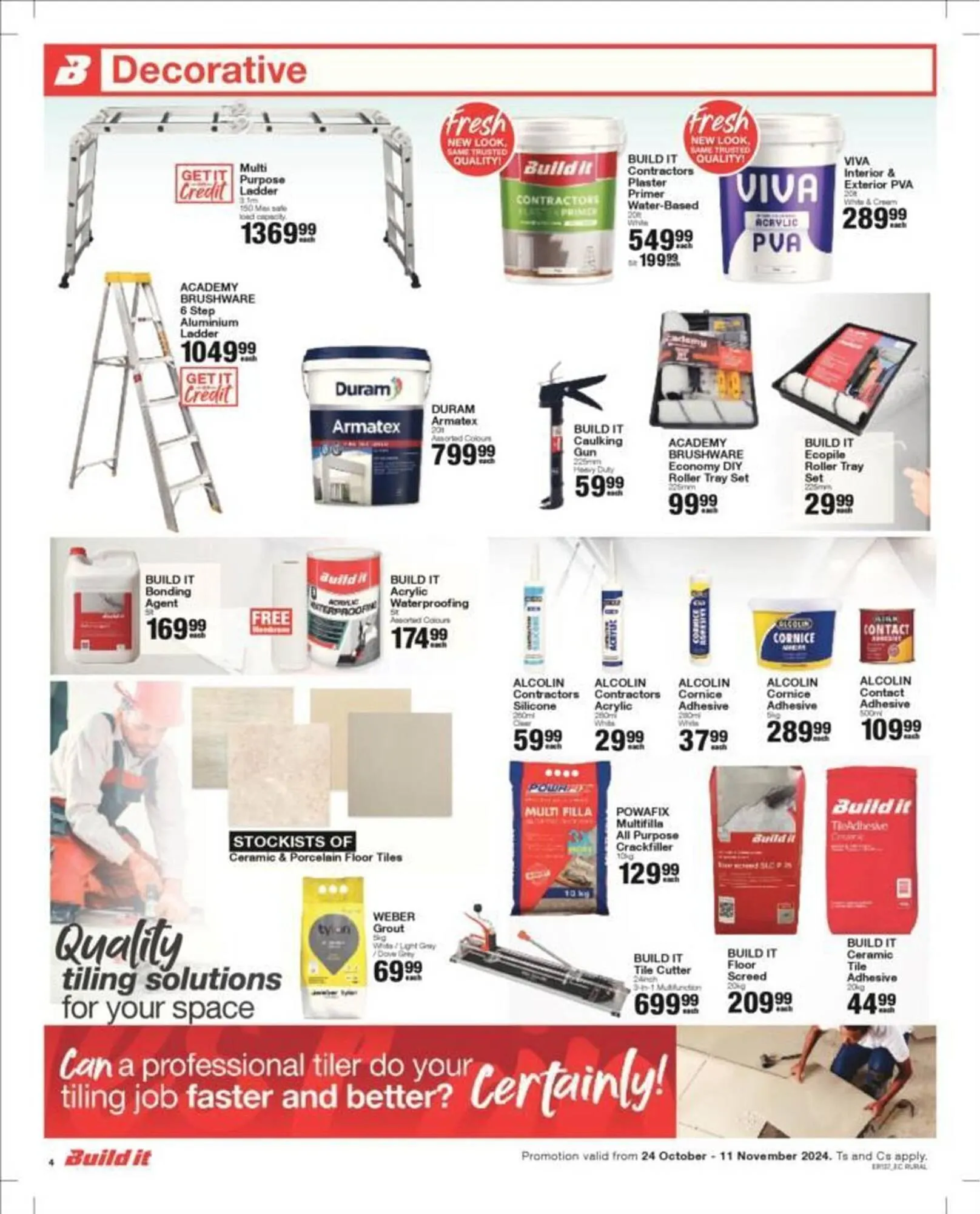 Build It catalogue from 24 October to 11 November 2024 - Catalogue Page 4