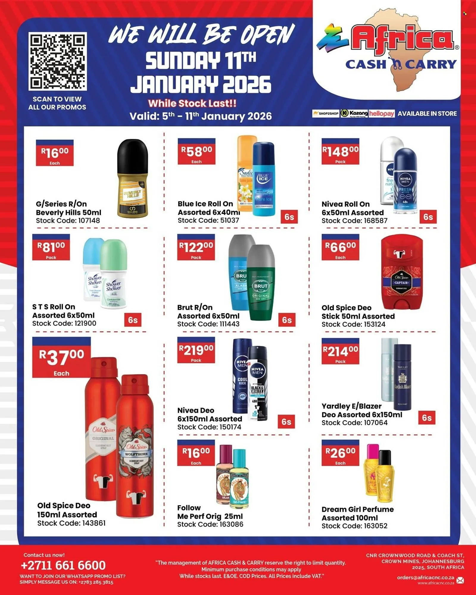 Africa Cash and Carry catalogue from 5 January to 11 January 2026 - Catalogue Page 1