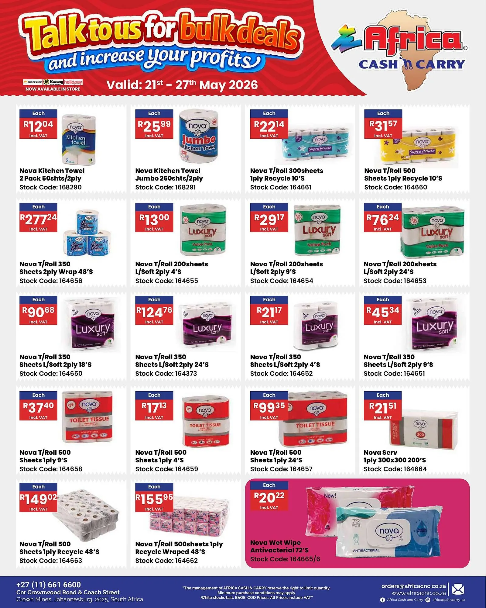 Africa Cash and Carry catalogue from 21 May to 27 May 2026 - Catalogue Page 55