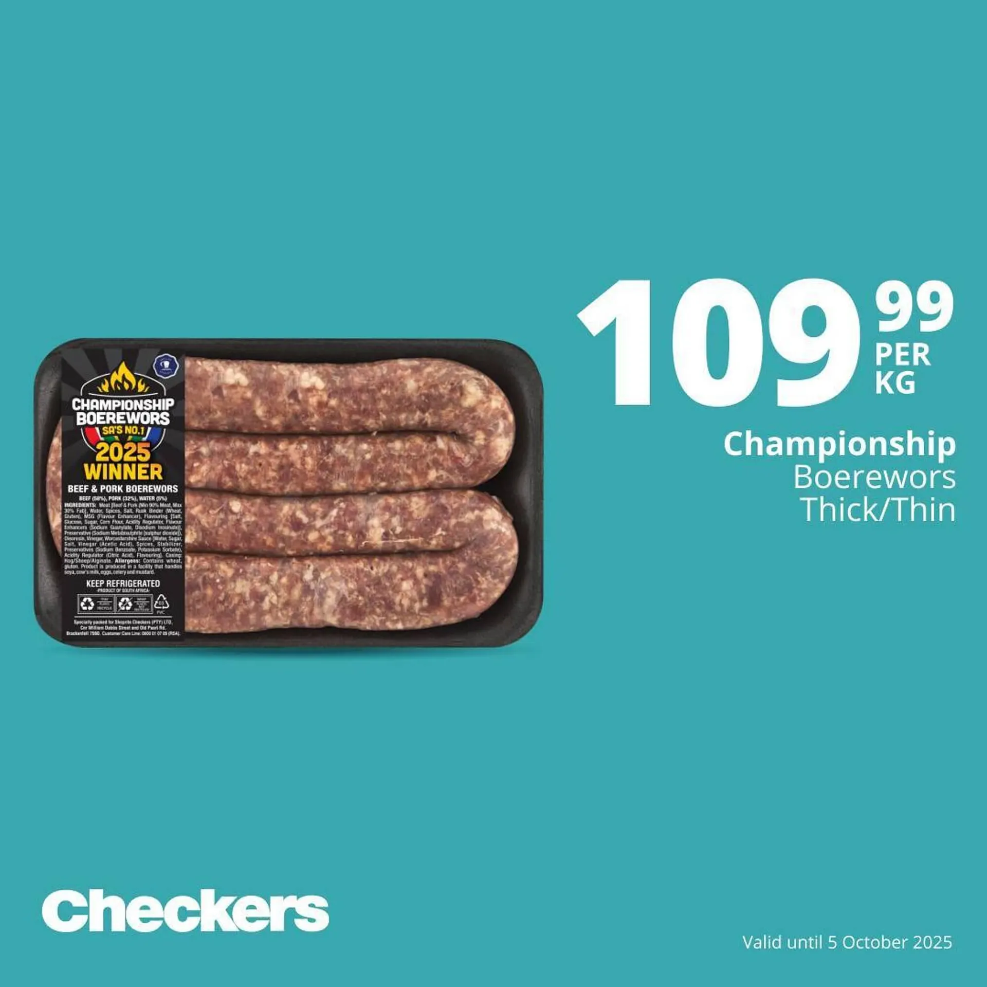 Checkers catalogue from 21 September to 5 October 2025 - Catalogue Page 3