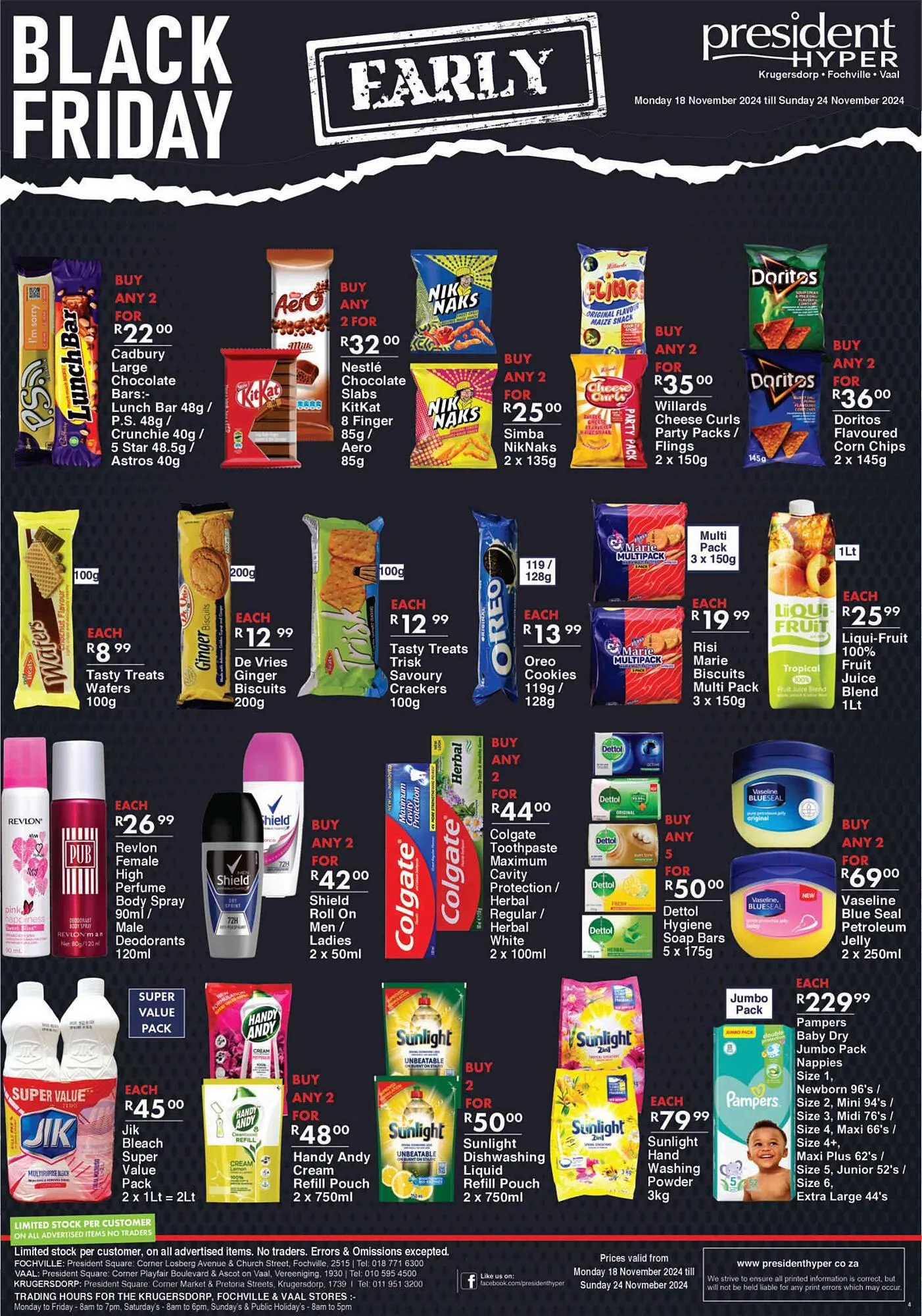 President Hyper catalogue from 18 November to 24 November 2024 - Catalogue Page 4