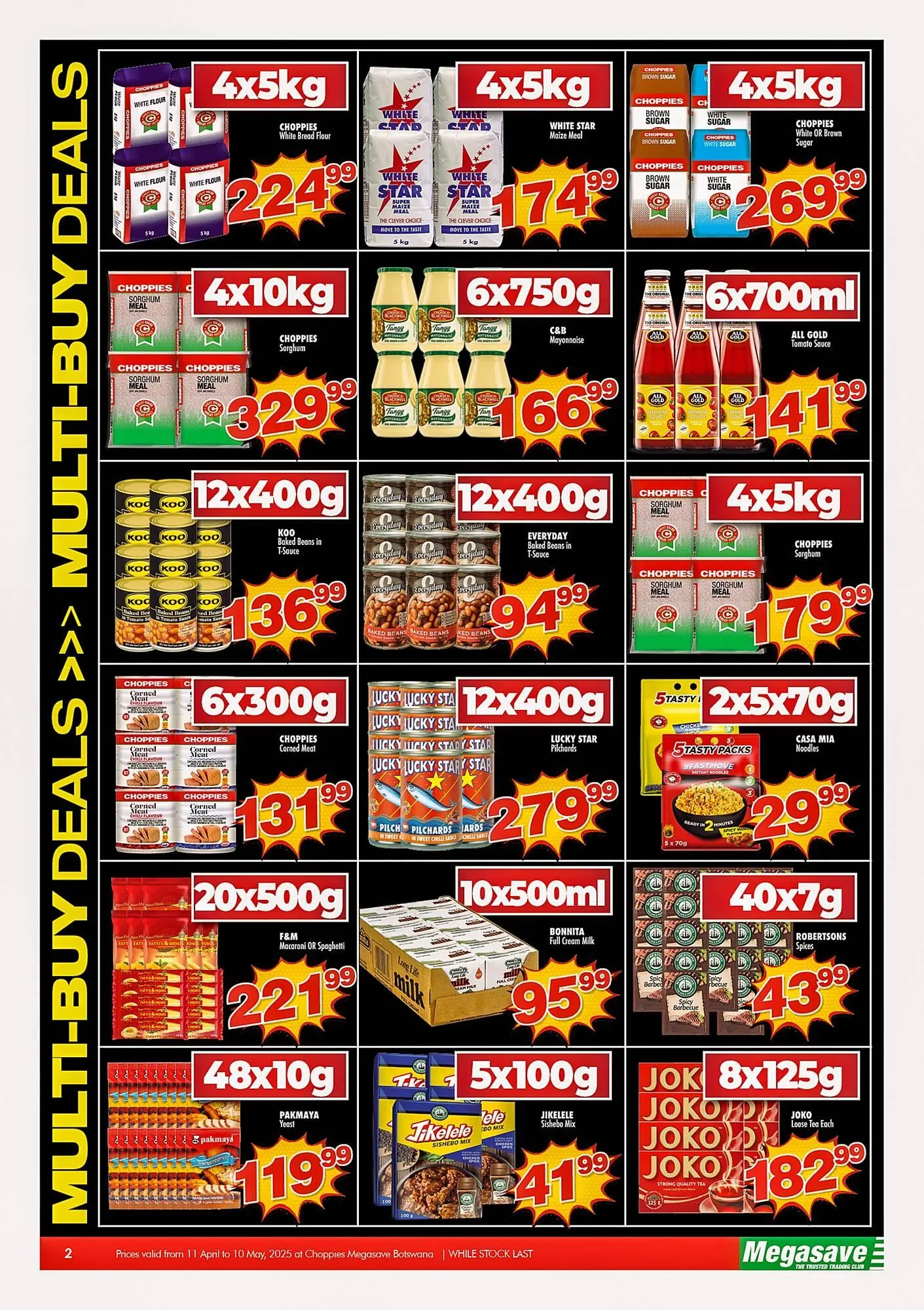 Choppies catalogue from 11 April to 10 May 2025 - Catalogue Page 2