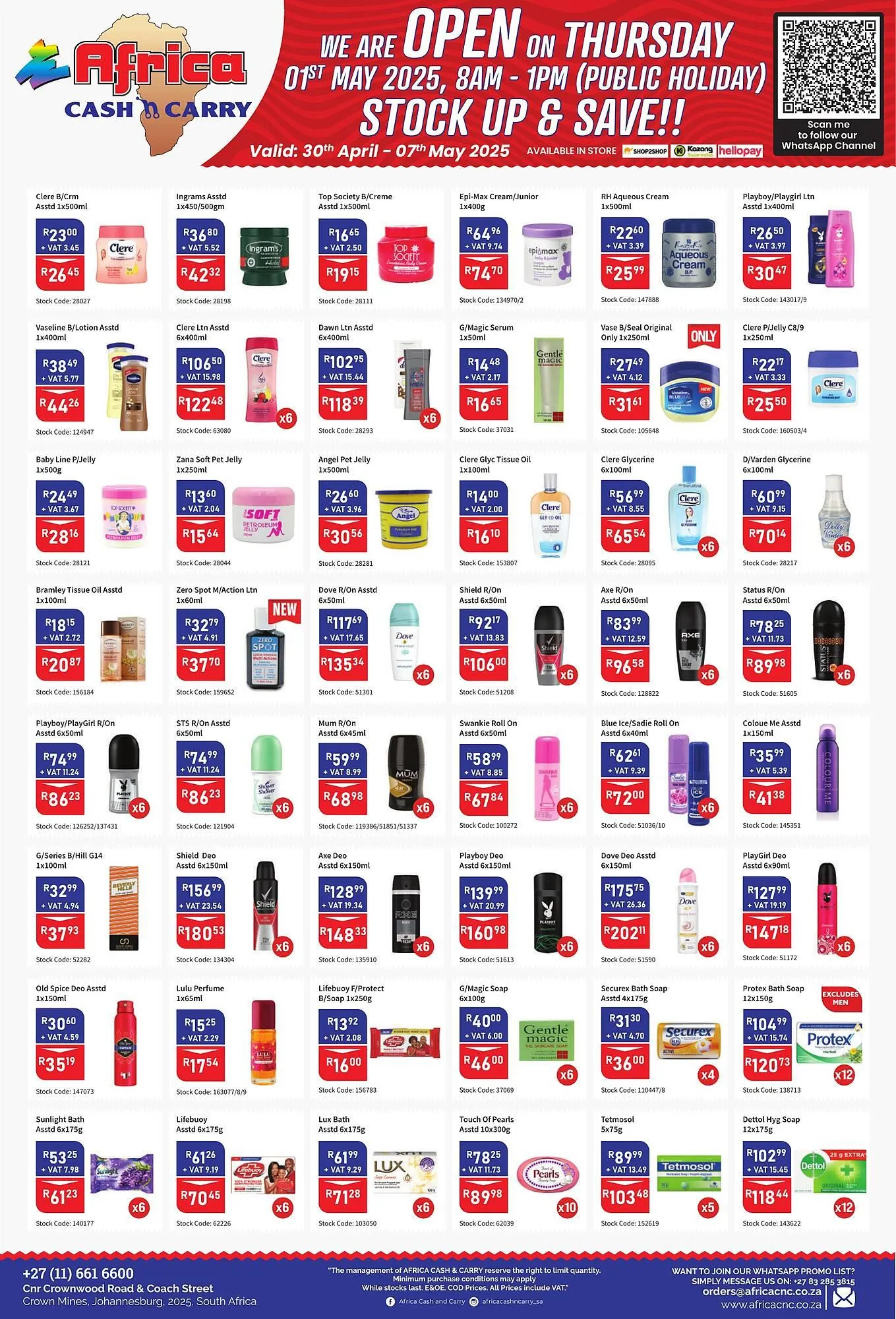 Africa Cash and Carry catalogue from 30 April to 7 May 2025 - Catalogue Page 3