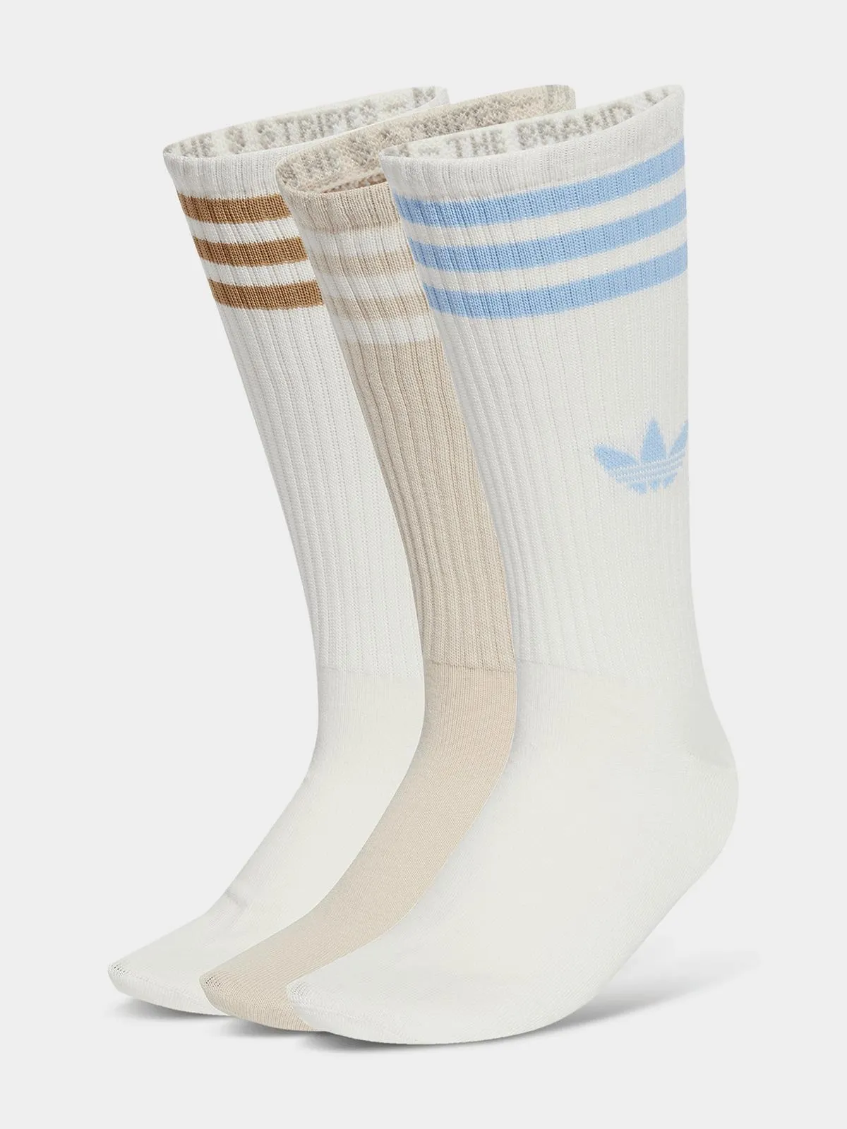 adidas Originals Unisex 3 Pack High Crew Multicolour Socks