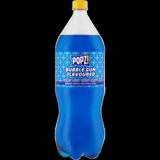 Popz Bubble Gum Flavoured Soft Drink 2L