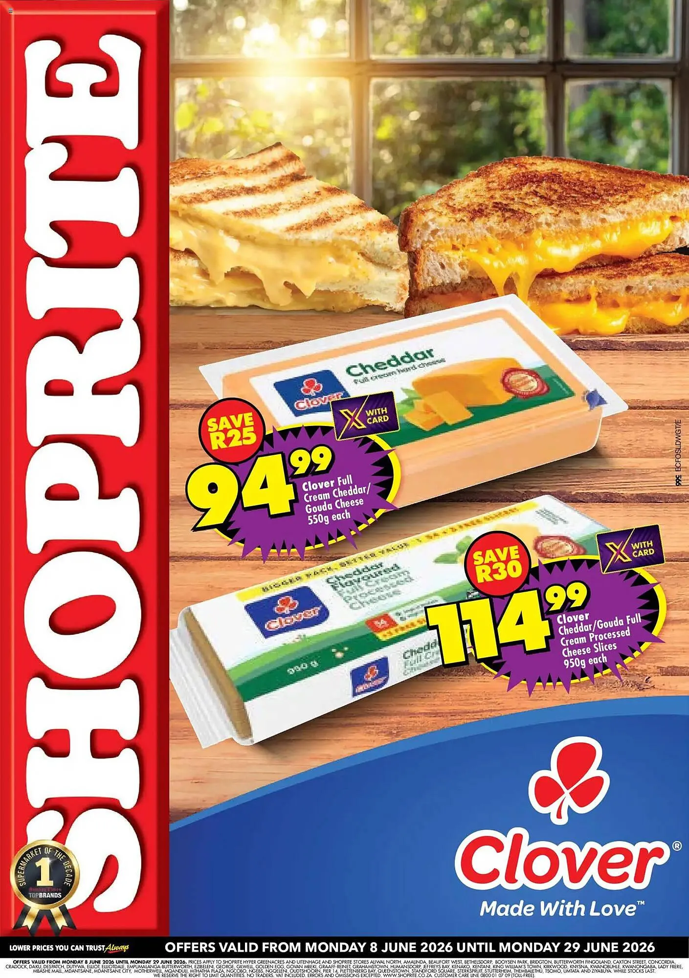 Shoprite catalogue from 8 June to 29 June 2026 - Catalogue Page 1