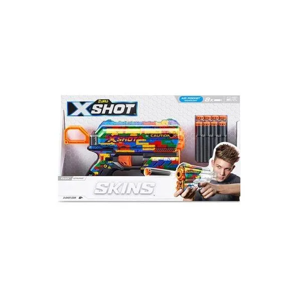 ZURU X-Shot Skins Flux Dart Blaster (8 Darts)
