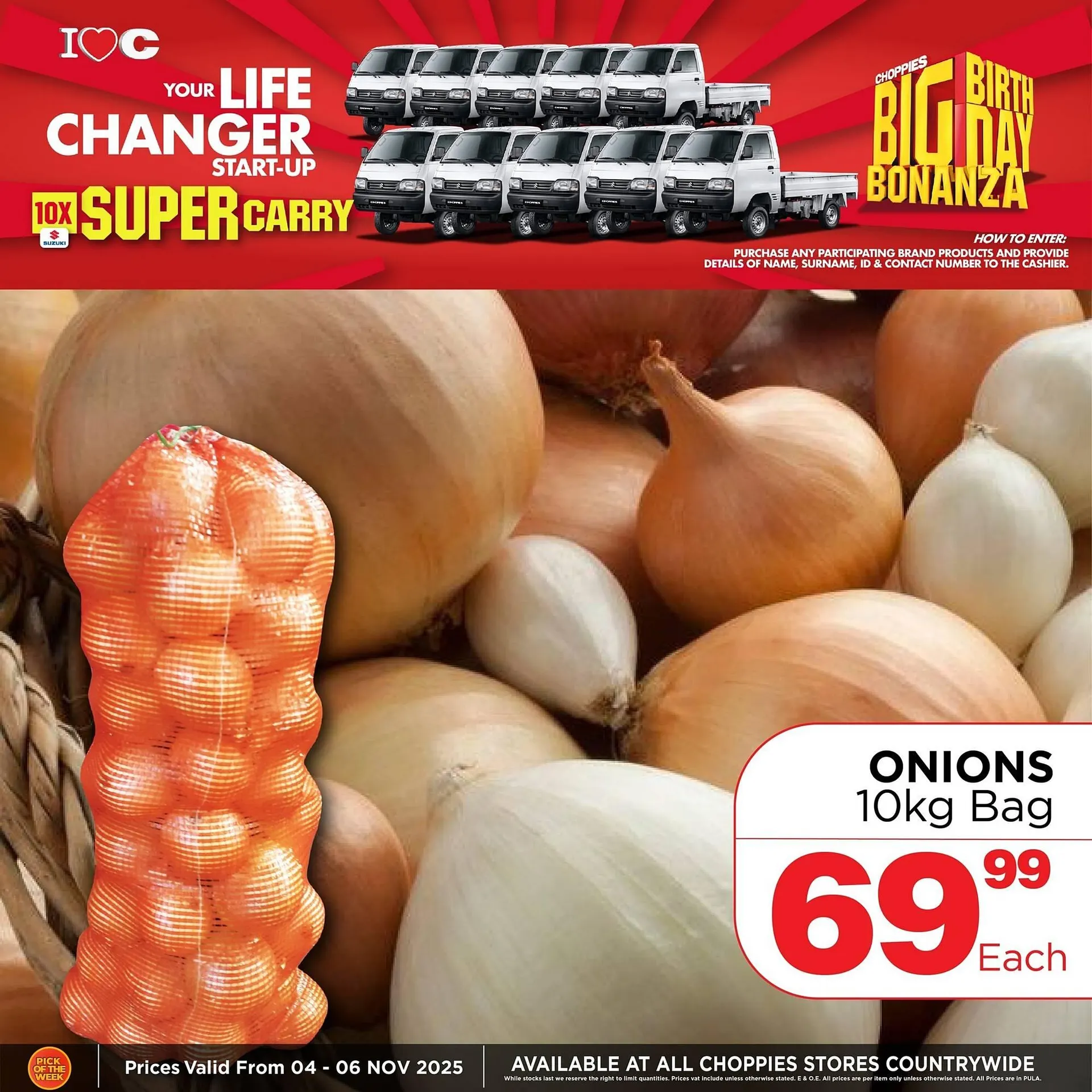 Choppies catalogue from 4 November to 10 November 2025 - Catalogue Page 1