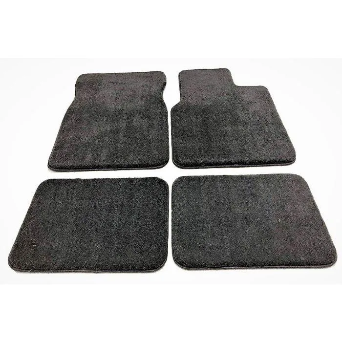 DELUXE CARPET SET 4 PIECE - BLACK