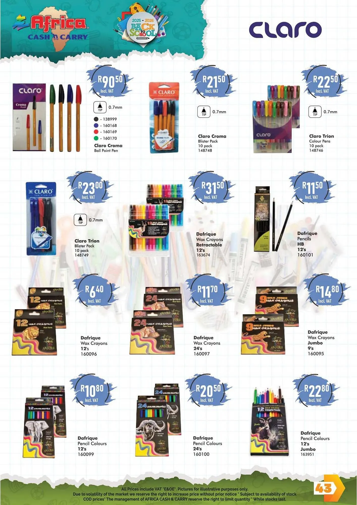 Africa Cash and Carry catalogue from 16 January to 31 January 2026 - Catalogue Page 43