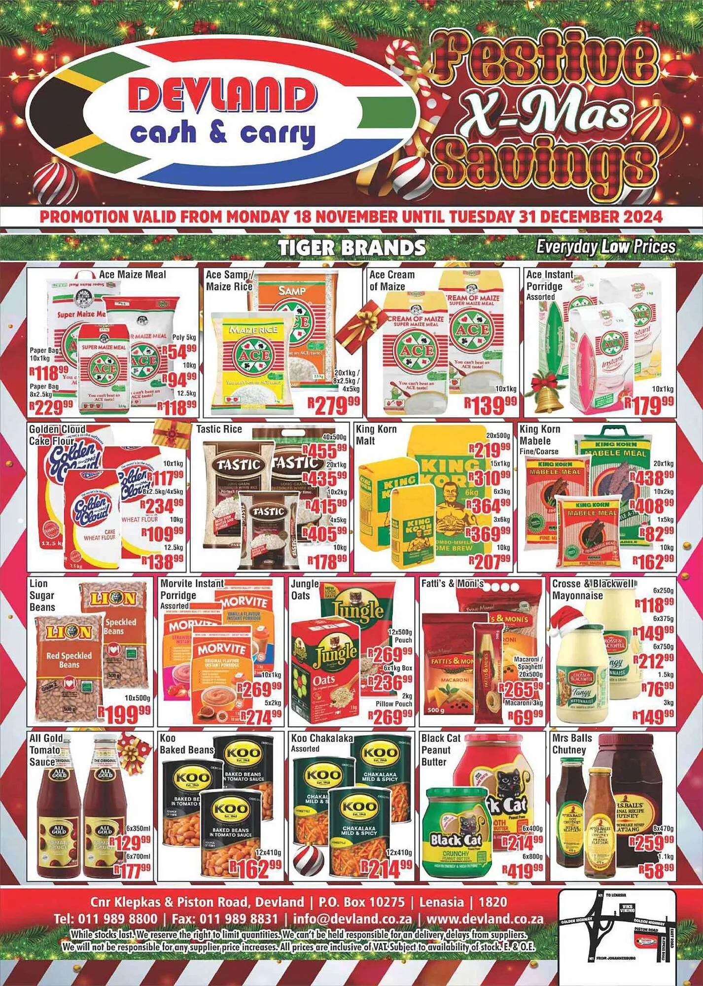Devland Cash And Carry catalogue from 18 November to 31 December 2024 - Catalogue Page 1