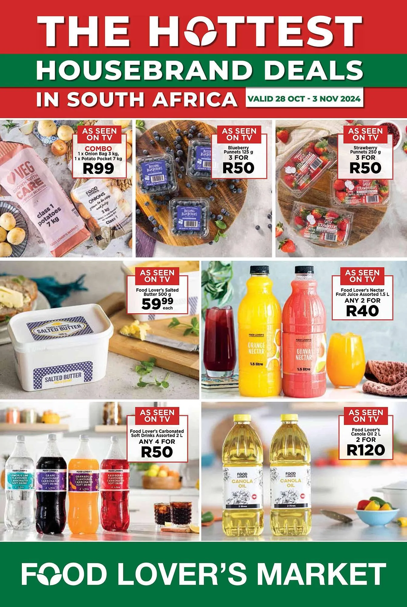 Food Lover's Market catalogue from 28 October to 3 November 2024 - Catalogue Page 1