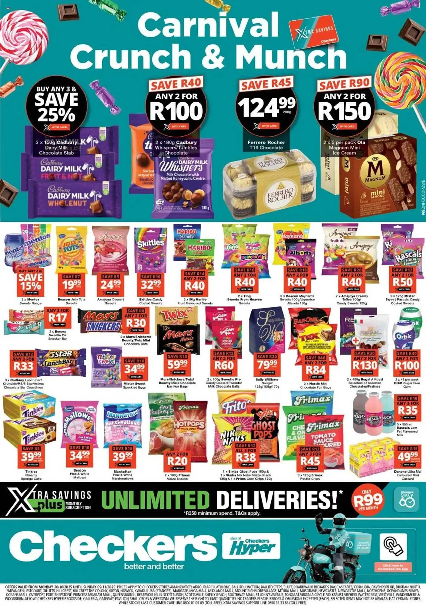 Checkers catalogue from 20 October to 9 November 2025 - Catalogue Page 1
