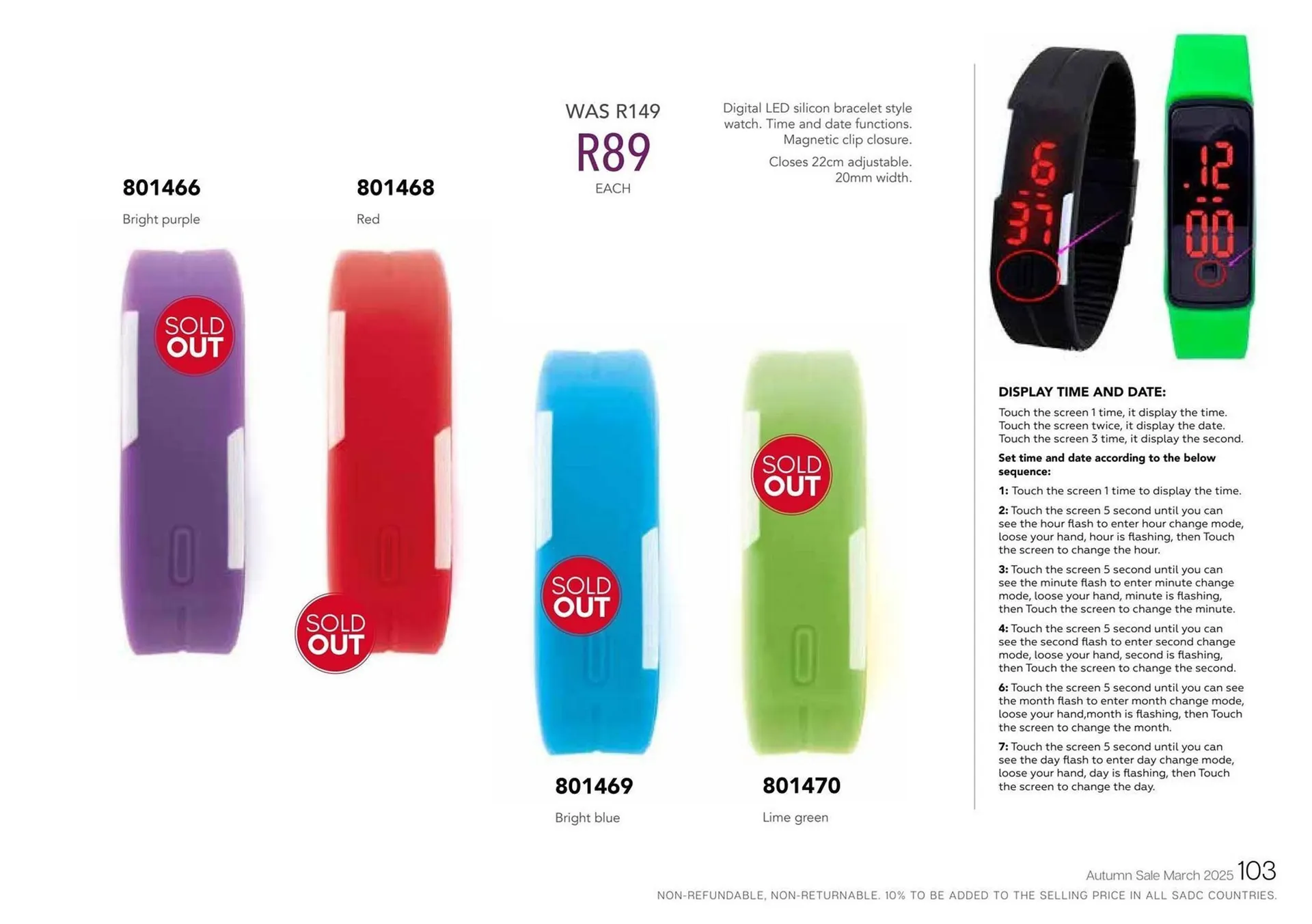 Honey Fashion Accessories catalogue from 2 July to 8 July 2025 - Catalogue Page 105