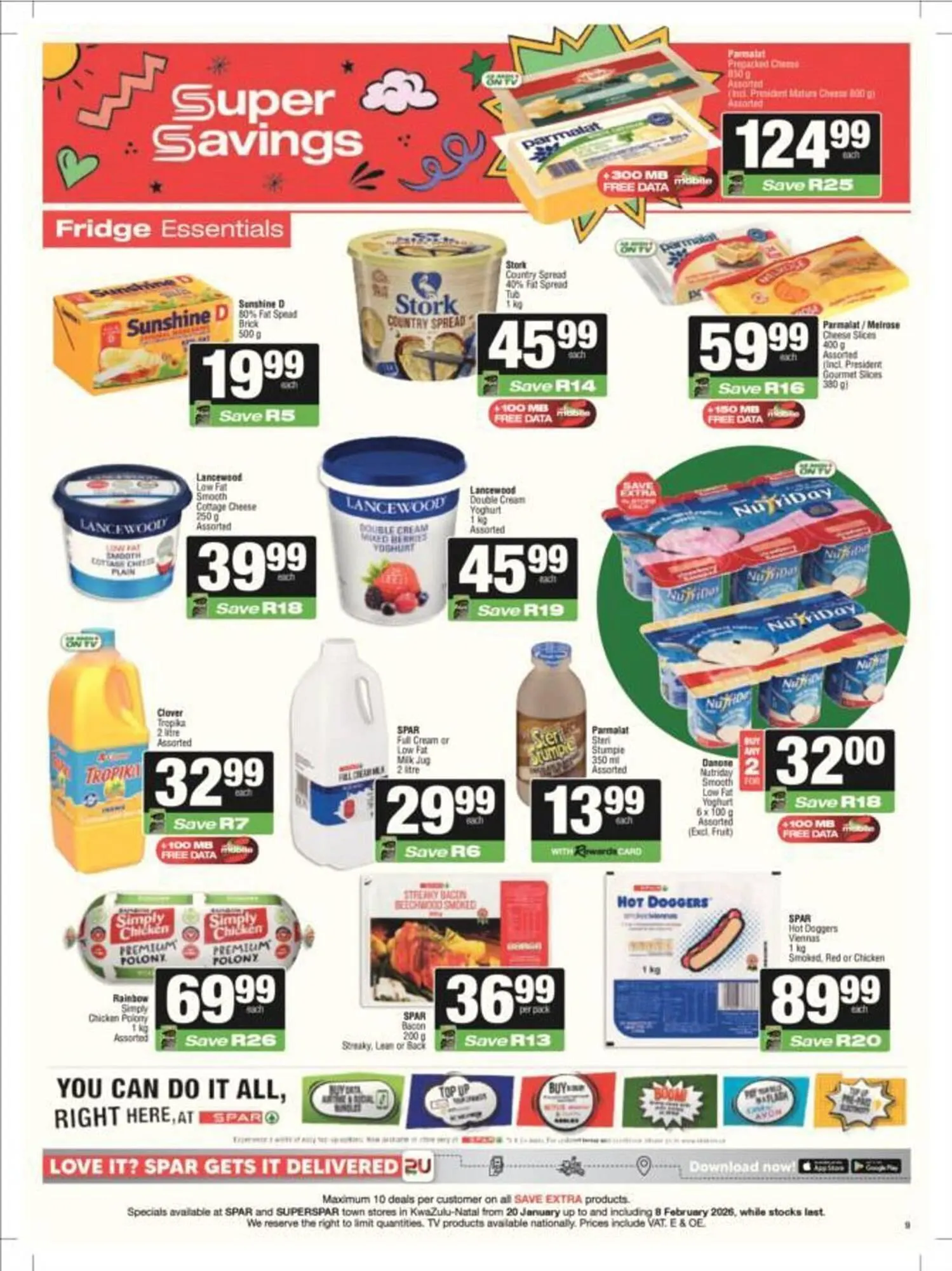 Spar catalogue from 20 January to 8 February 2026 - Catalogue Page 9