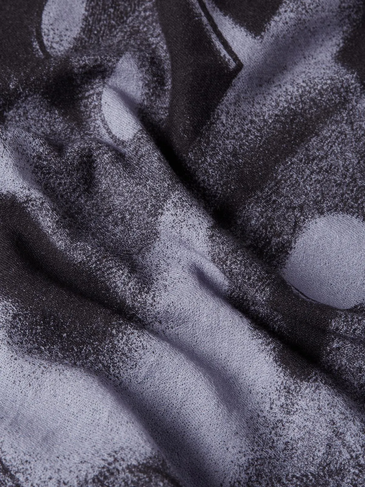 G-Star Women's Sprayed Letters Blue/Black Top