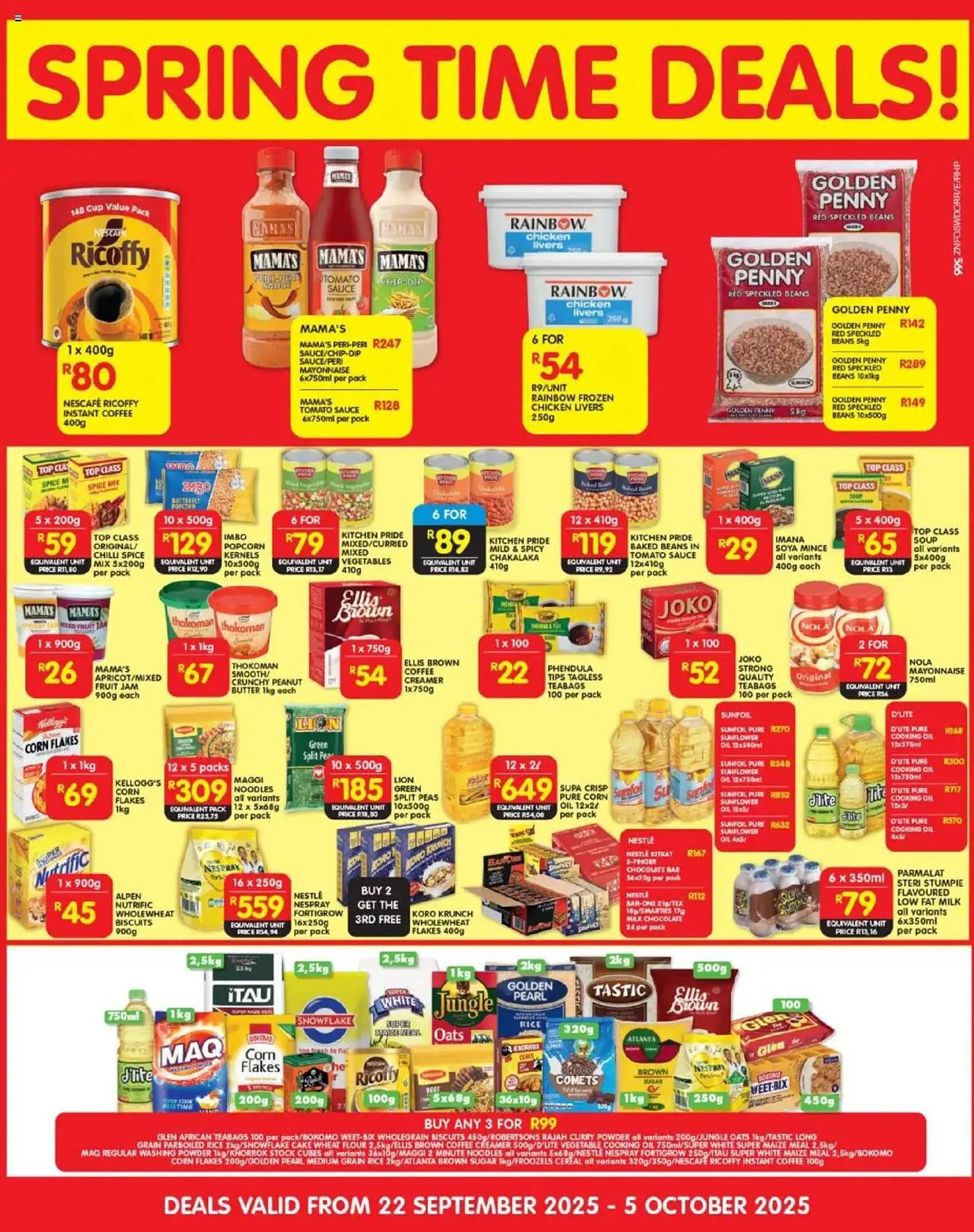 Shoprite catalogue from 22 September to 5 October 2025 - Catalogue Page 3