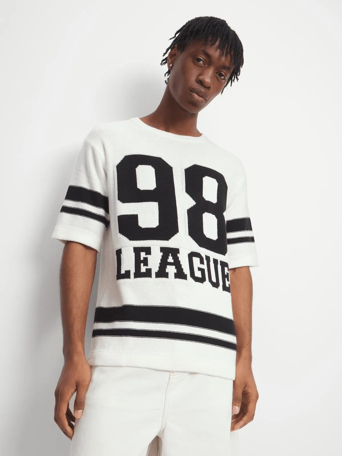 Men's White Sport Top