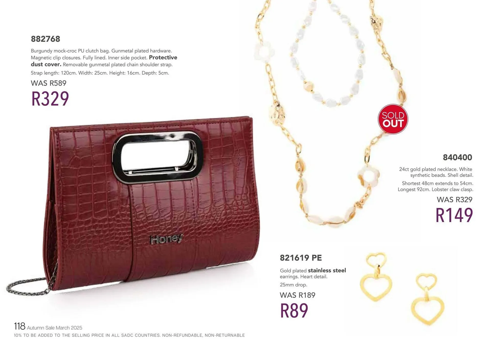 Honey Fashion Accessories catalogue from 6 June to 12 June 2025 - Catalogue Page 120