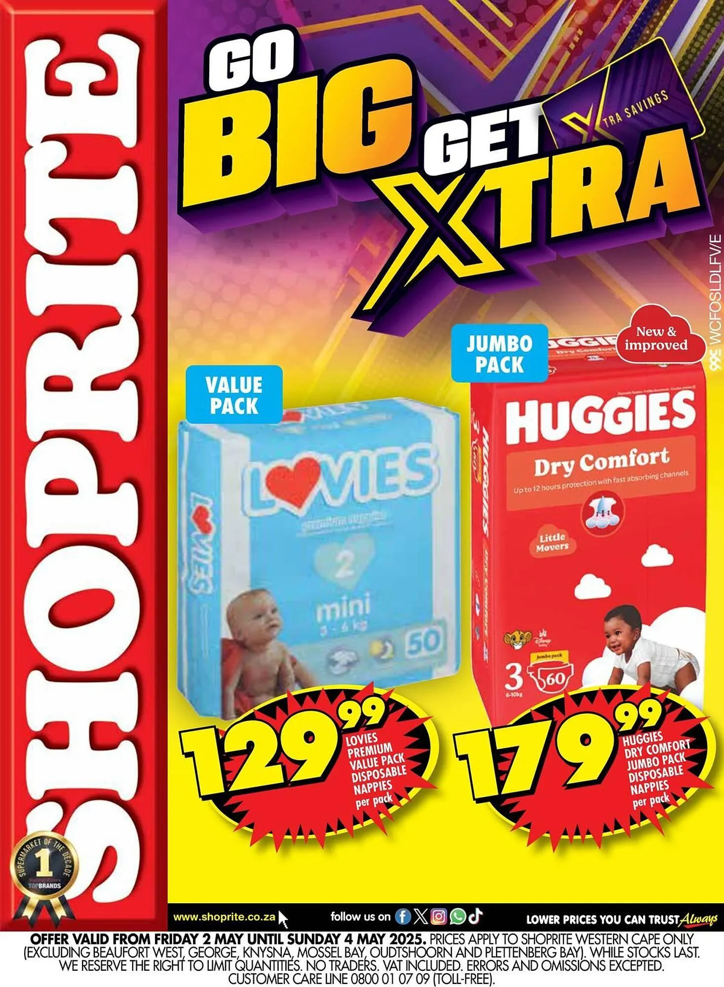 Shoprite catalogue from 2 May to 4 May 2025 - Catalogue Page 1