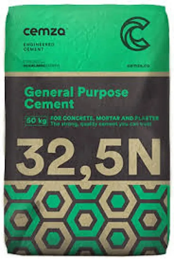 Purchase the Cemza General Purpose Cement 32.5N 50kg for sale online or in-store. Shop our wide range of Building Materials from Buco today!