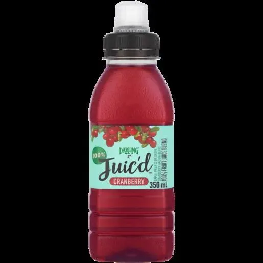 Darling Juic'd Cranberry 100% Fruit Juice Blend 350ml