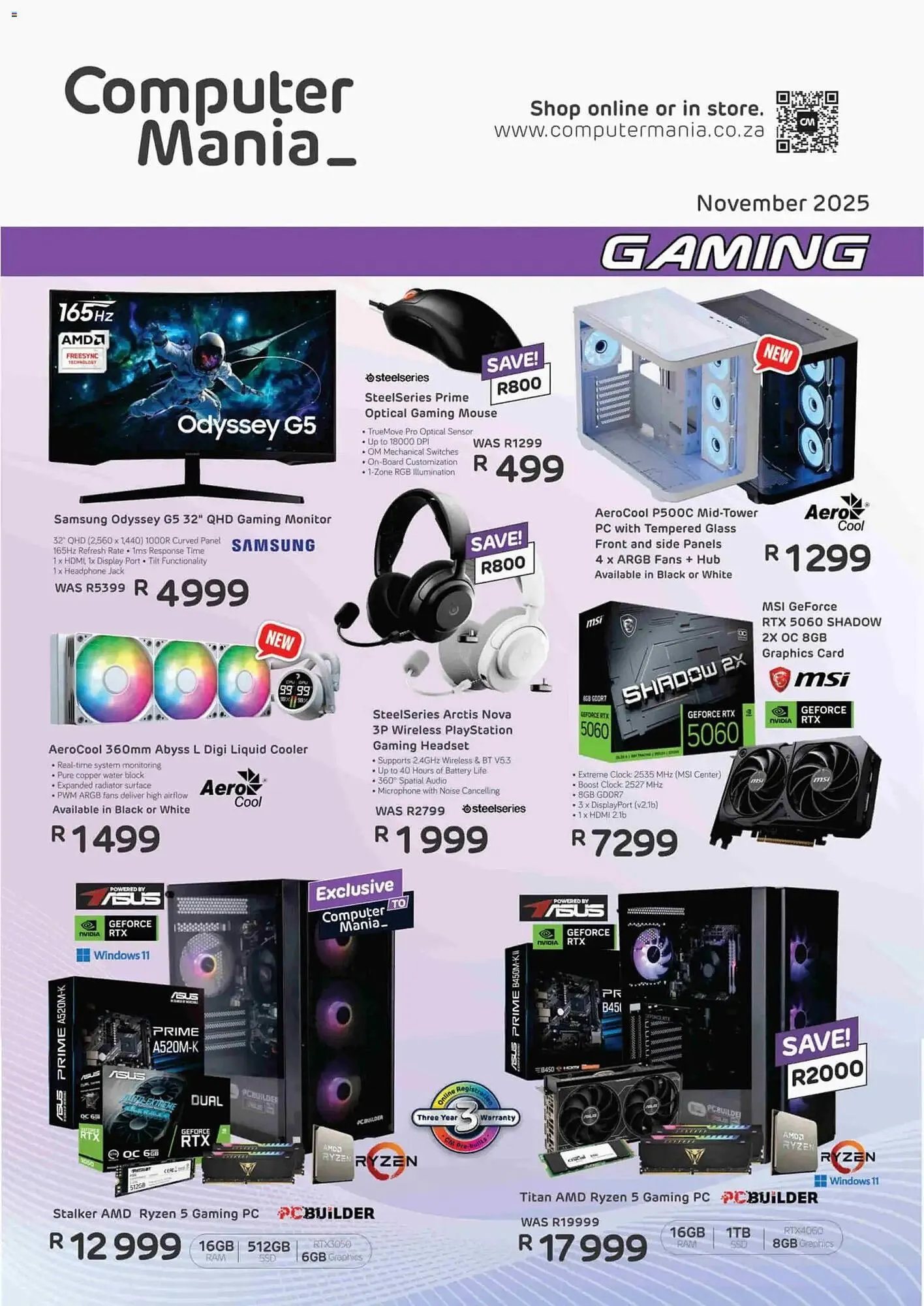 Computer Mania catalogue from 31 October to 30 November 2025 - Catalogue Page 1