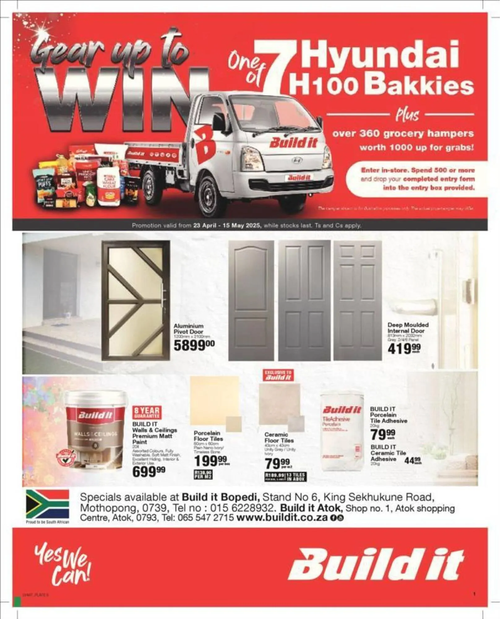 Build It catalogue from 23 April to 15 May 2025 - Catalogue Page 1