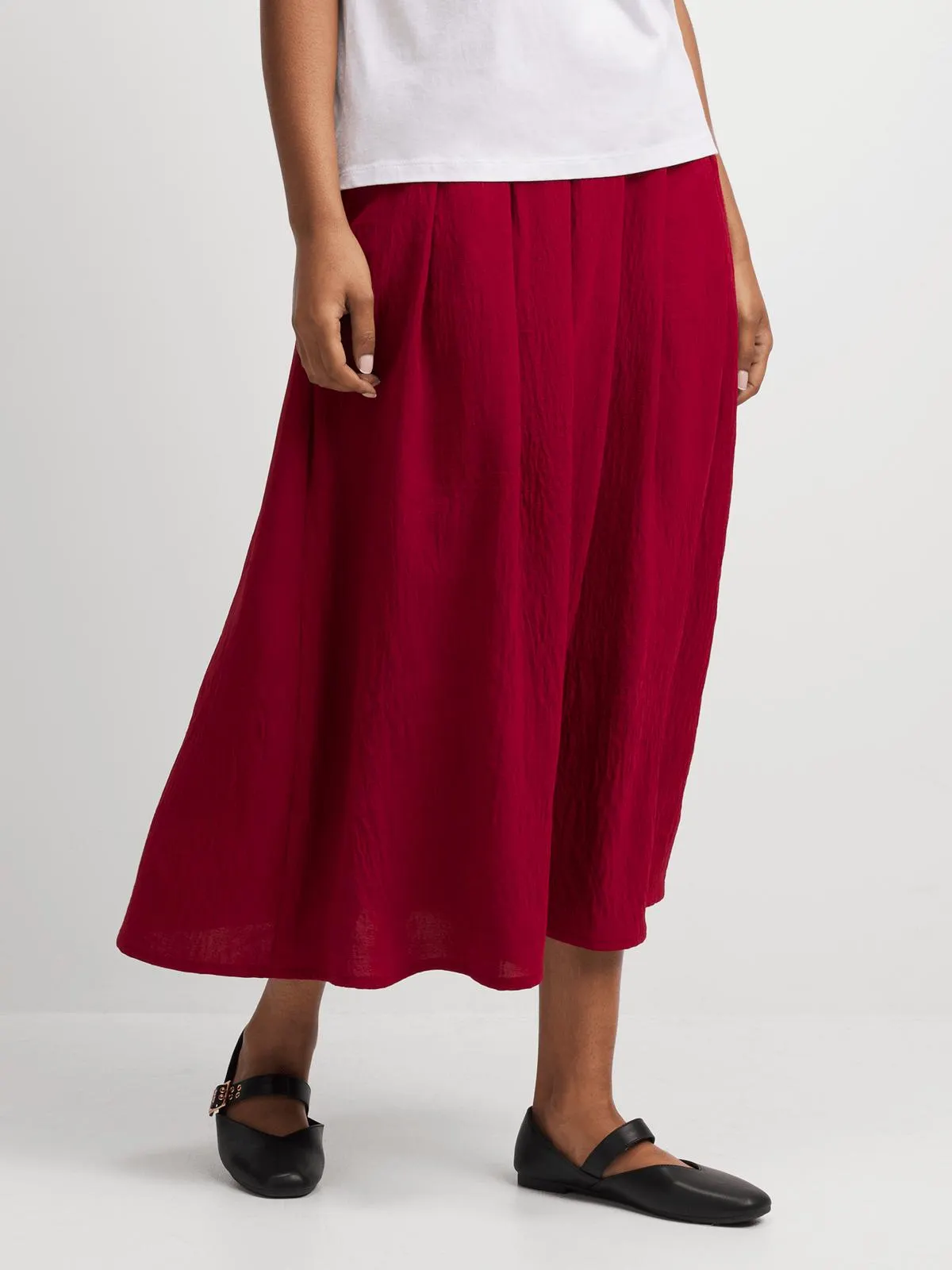 Jet Women's Sundried Tomato Pleated Skirt