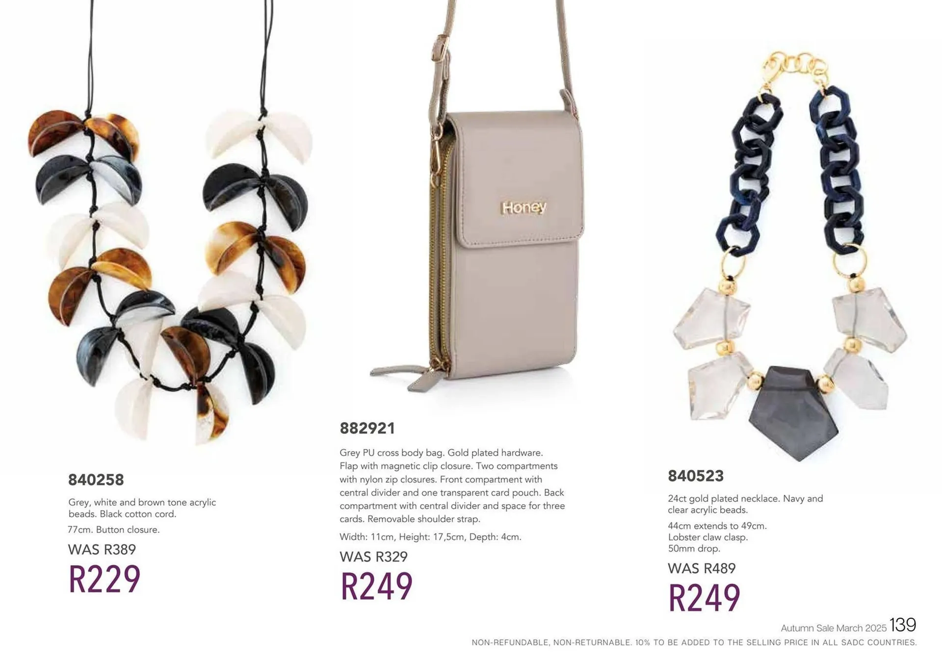 Honey Fashion Accessories catalogue from 6 June to 12 June 2025 - Catalogue Page 141