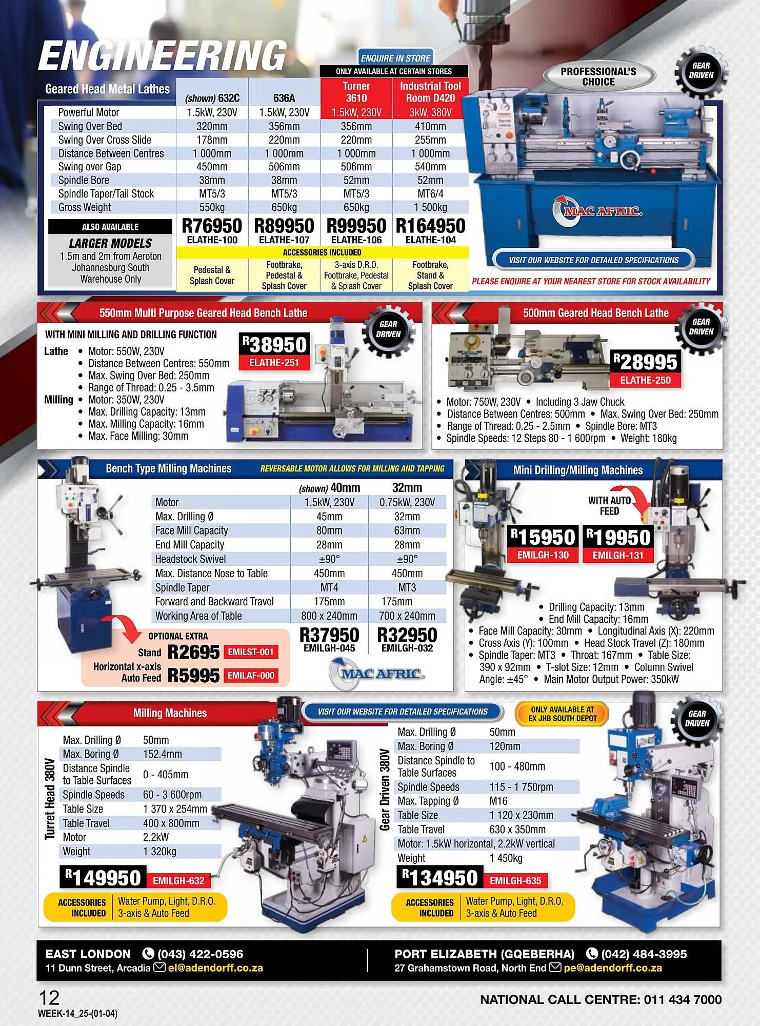 Adendorff Machinery Mart catalogue from 1 April to 30 April 2025 - Catalogue Page 14
