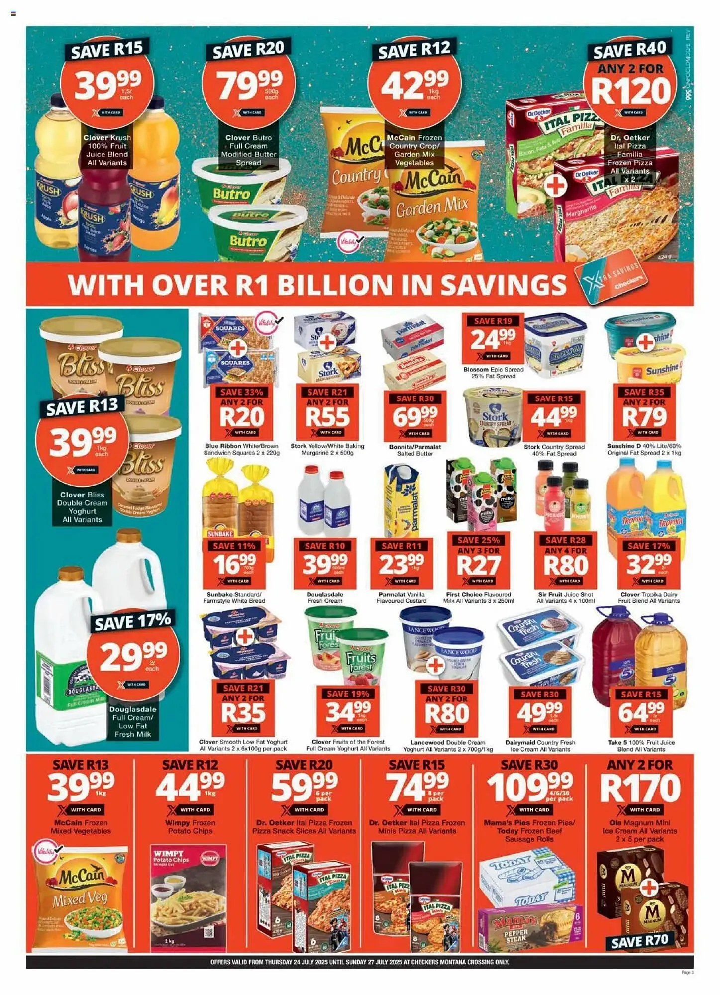 Checkers catalogue from 24 July to 27 July 2025 - Catalogue Page 3