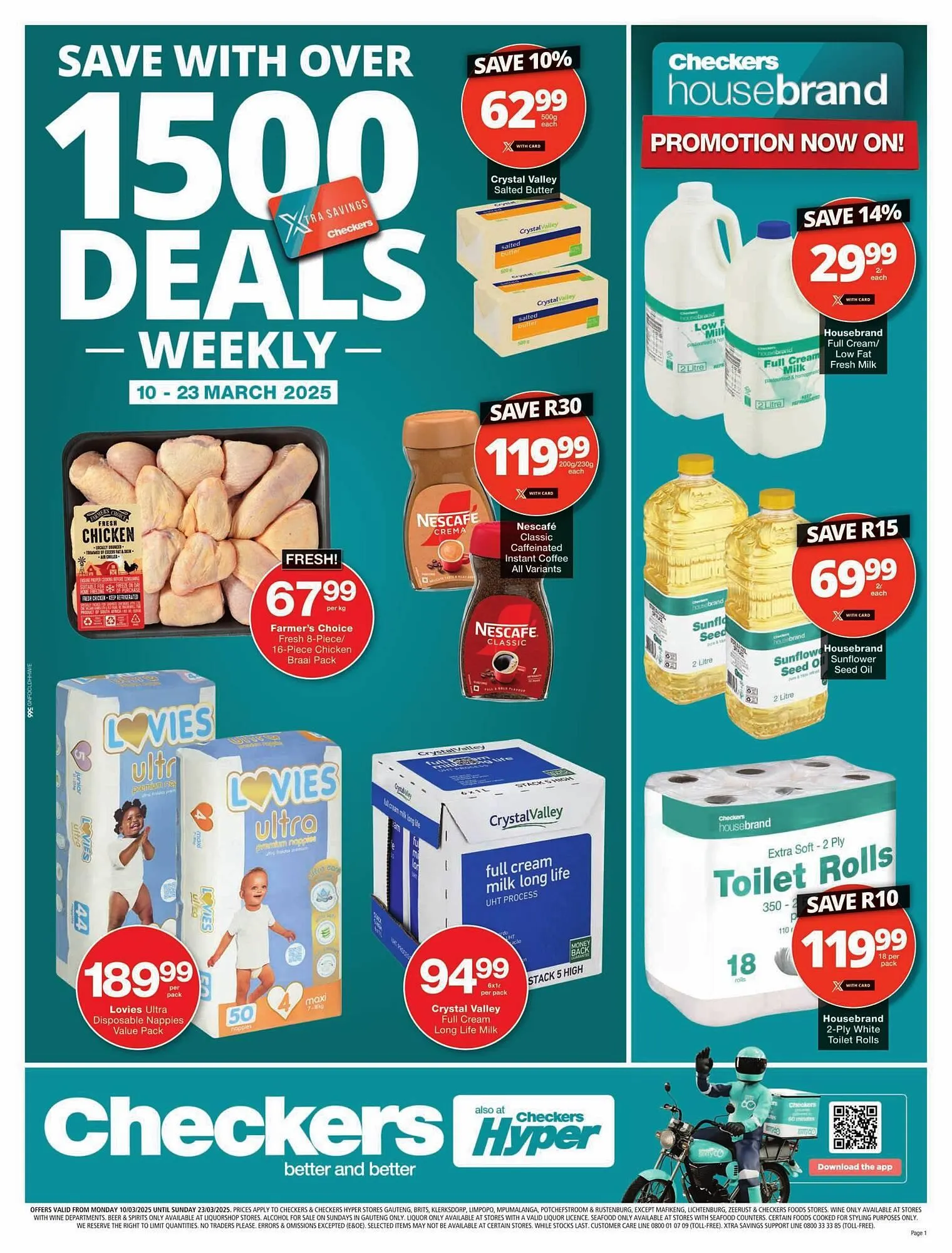 Checkers catalogue from 10 March to 23 March 2025 - Catalogue Page 1