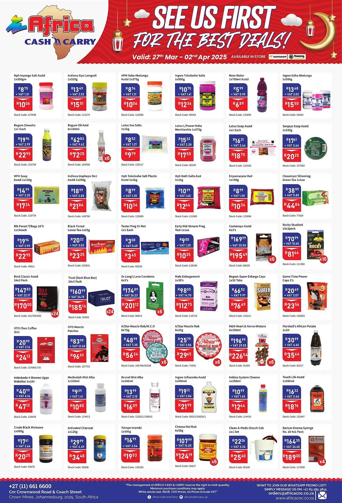 Africa Cash and Carry catalogue from 27 March to 2 April 2025 - Catalogue Page 6